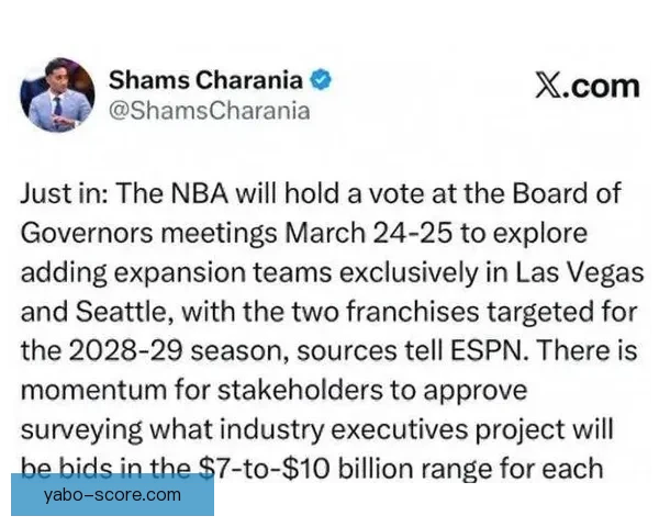 NBA或将放弃西雅图或赌城为中心迎接新兴城市天价竞标